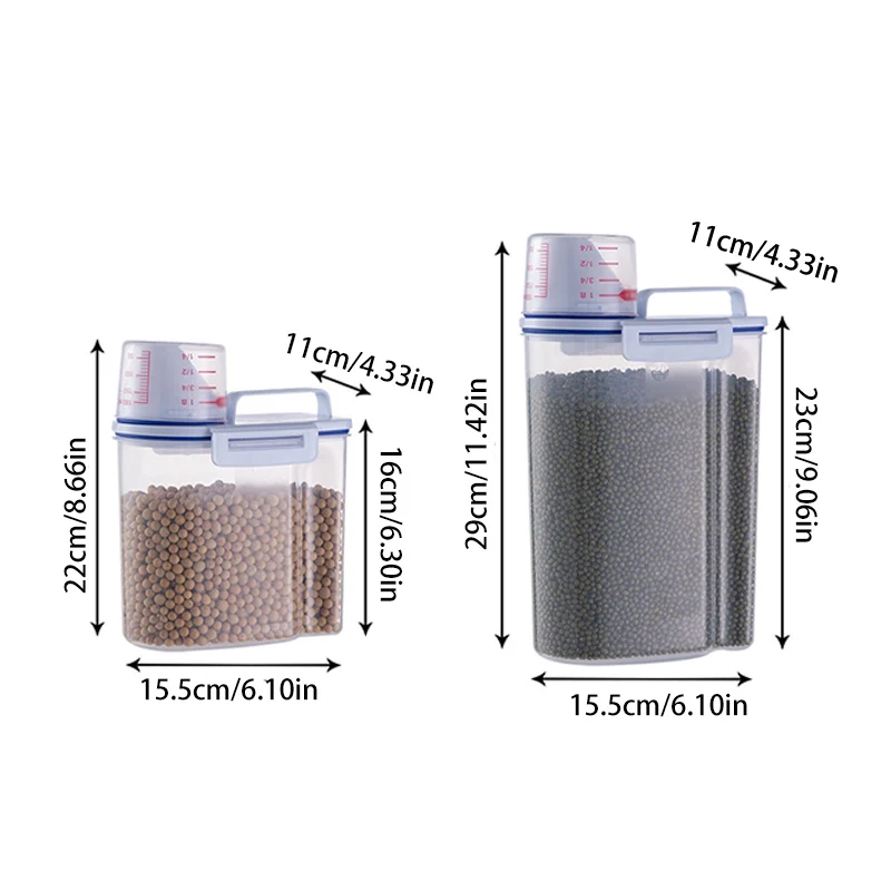 Premium Pet Food Storage Container with Airtight Seal - Durable, Large Capacity, Easy Clean & Stylish Design for Dogs & Cats - Image 6