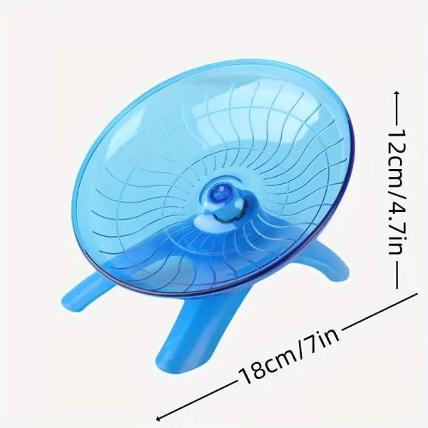 Small Pet Silent Running Practice Wheel Hamster Mouse Hedgehog Parrot Ideal Choice for Small Animals Quiet and Safe Choice - Image 8