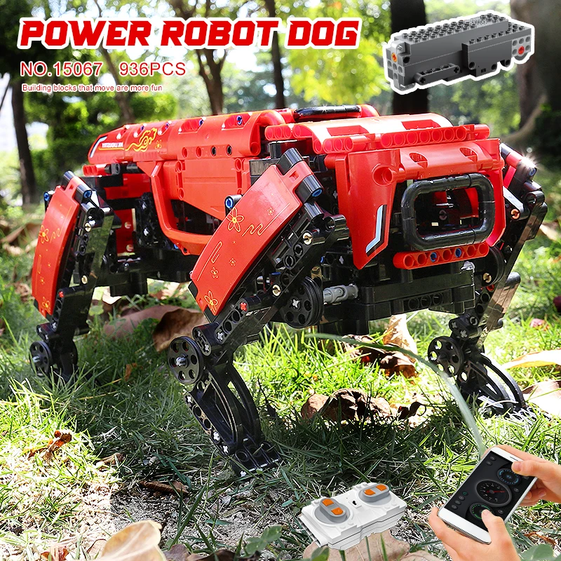 Technical Robot Toys The RC Motorized Boston Dynamics Big Dog Model AlphaDog Building Blocks Bricks Toys for Kid Christmas Gifts - Image 10