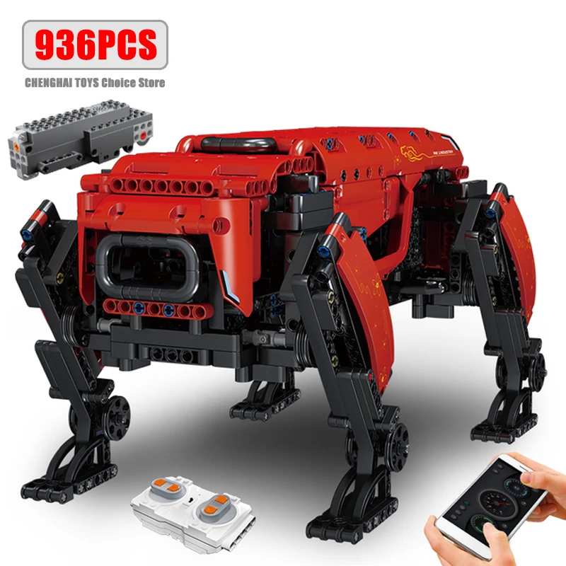 Technical Robot Toys The RC Motorized Boston Dynamics Big Dog Model AlphaDog Building Blocks Bricks Toys for Kid Christmas Gifts - Image 8