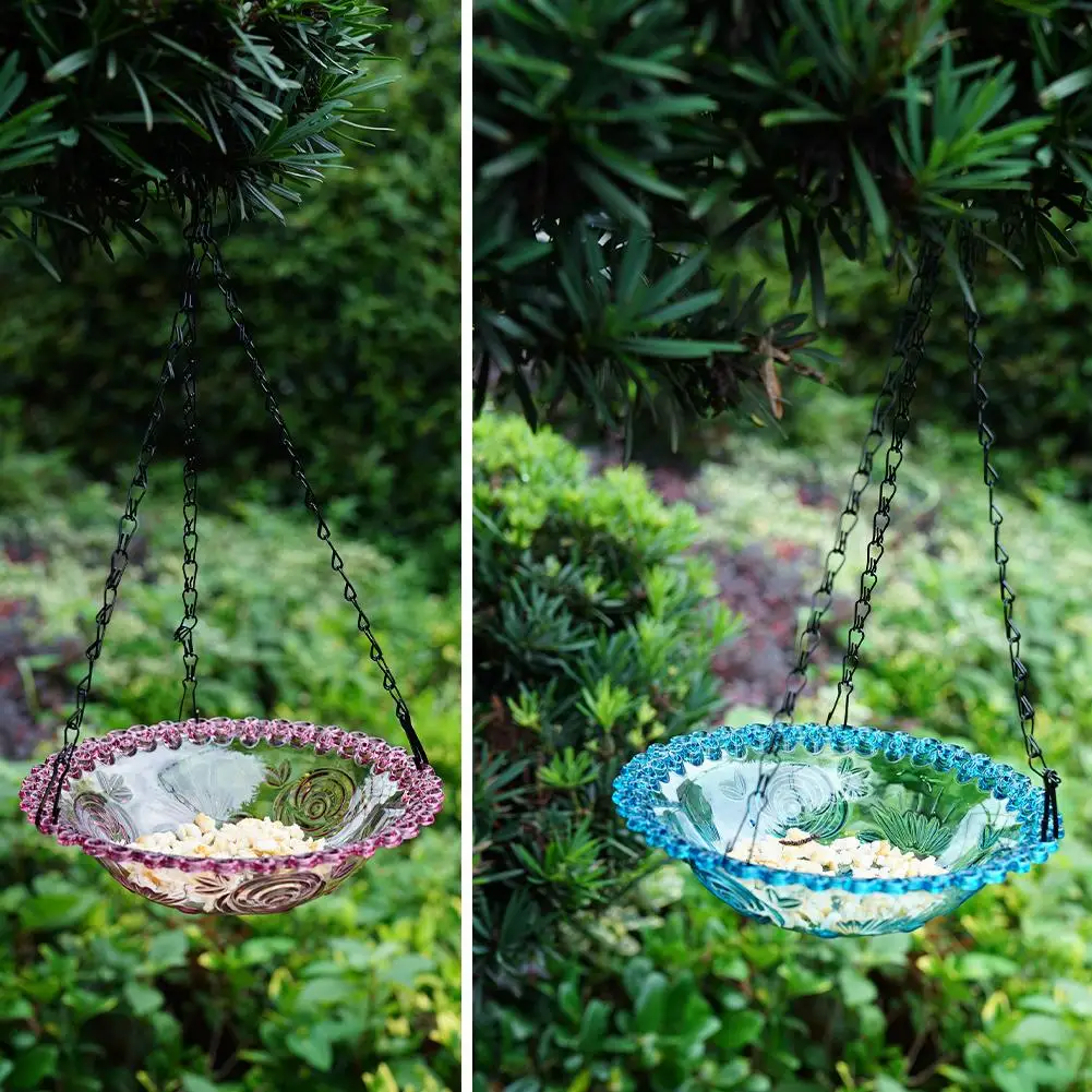 1 PCS Brand New High-end up Bird Feeder Outdoor Hanging Bird Feeder Hanging Bird Bath Garden Patio Decoration Accessories - Image 13