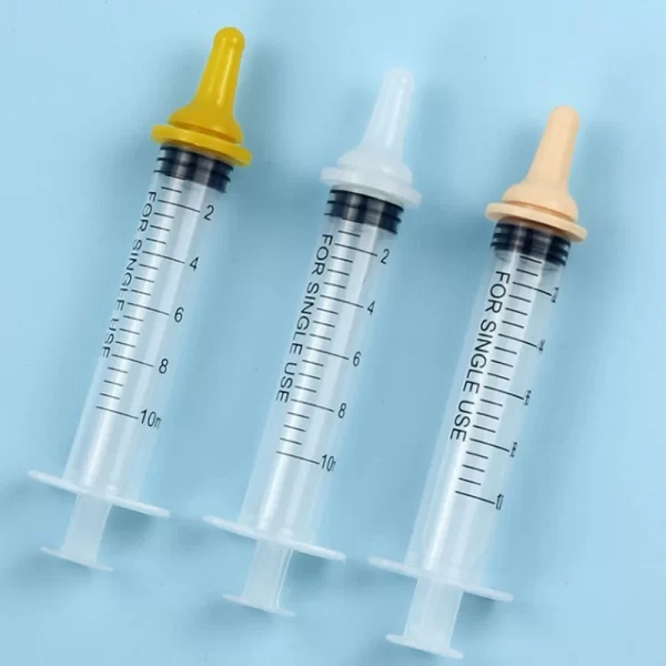 Pet Feeding Oral Syringe Dog Cat Feeding Pacifier Newborn Pet Feeding Nipple Medicine Dropper Syringe For Nursing Puppy Kitten - Image 5