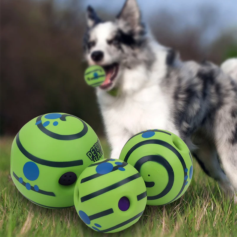 Dog Toy Wobble Wag Giggle Glow Ball Interactive Dog Attention Toy Fun Giggle Sounds Ball When Rolled or Shaken For Pet Dog Fun - Image 2