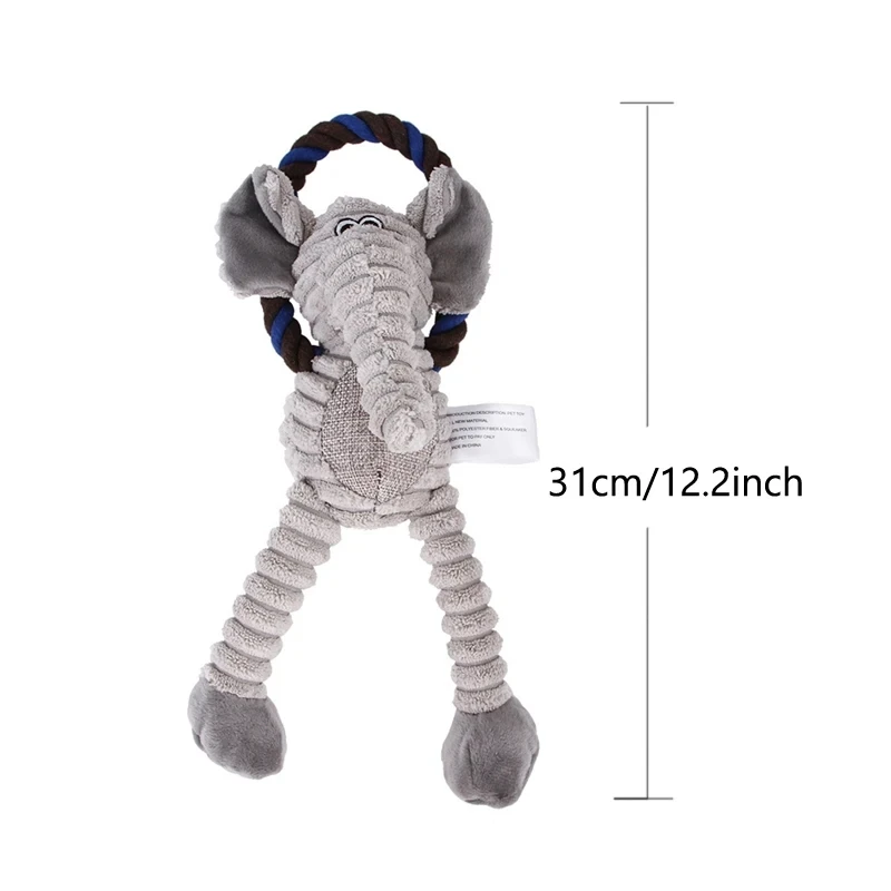 Dinosaur Plush Dog Squeaky Interactive Toys For Small Large Dogs Bite Resistant Chew Toy Pets Accessories - Image 12