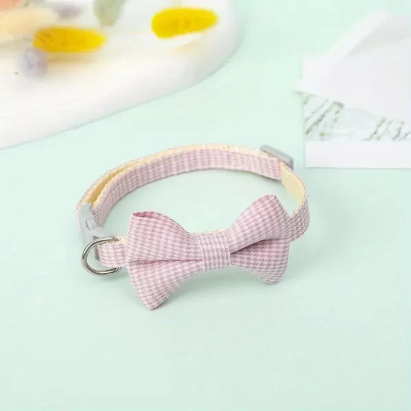 Cute Cat Collar with Bow Tie Adjustable Design Pet Dogs Cats Puppy Necklace Pet Collars  collar para gato - Image 10