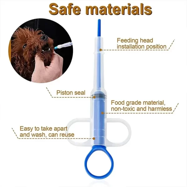 1/5/10Pcs Pet Pill Applicator Cats Dogs Syringe Pill Water Milk Tube Feeder Drinker Deworming Syringe Pet Medical Injection Tool - Image 5