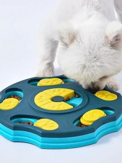 Dog Puzzle Toys Slow Feeder Interactive Increase Puppy IQ Food Dispenser Slowly Eating NonSlip Bowl Pet Cat Dogs Training Game