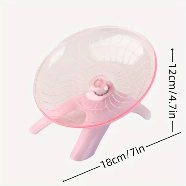 Small Pet Silent Running Practice Wheel Hamster Mouse Hedgehog Parrot Ideal Choice for Small Animals Quiet and Safe Choice - Image 4