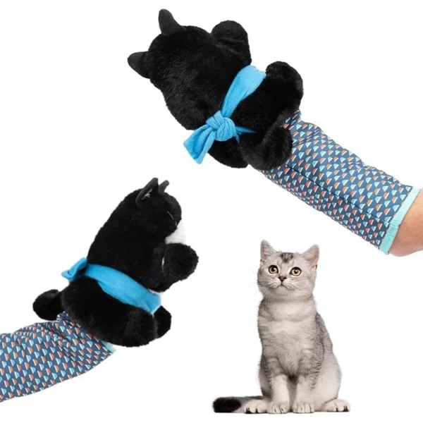 Cat Wrestler, Cat Wrestling Toys Puppet, Cats Wrestling Glove with Tough Padding for Safe and Fun Plush Interactive Cat Toy - Image 15