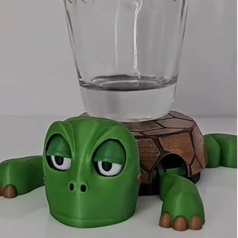 Turtle Coasters Are Cute And Funny. Tea Cup Coasters Are Pressed And Stared At. Limbs Are Spread Out. Thick Anti Slip And Heat-i - Image 3