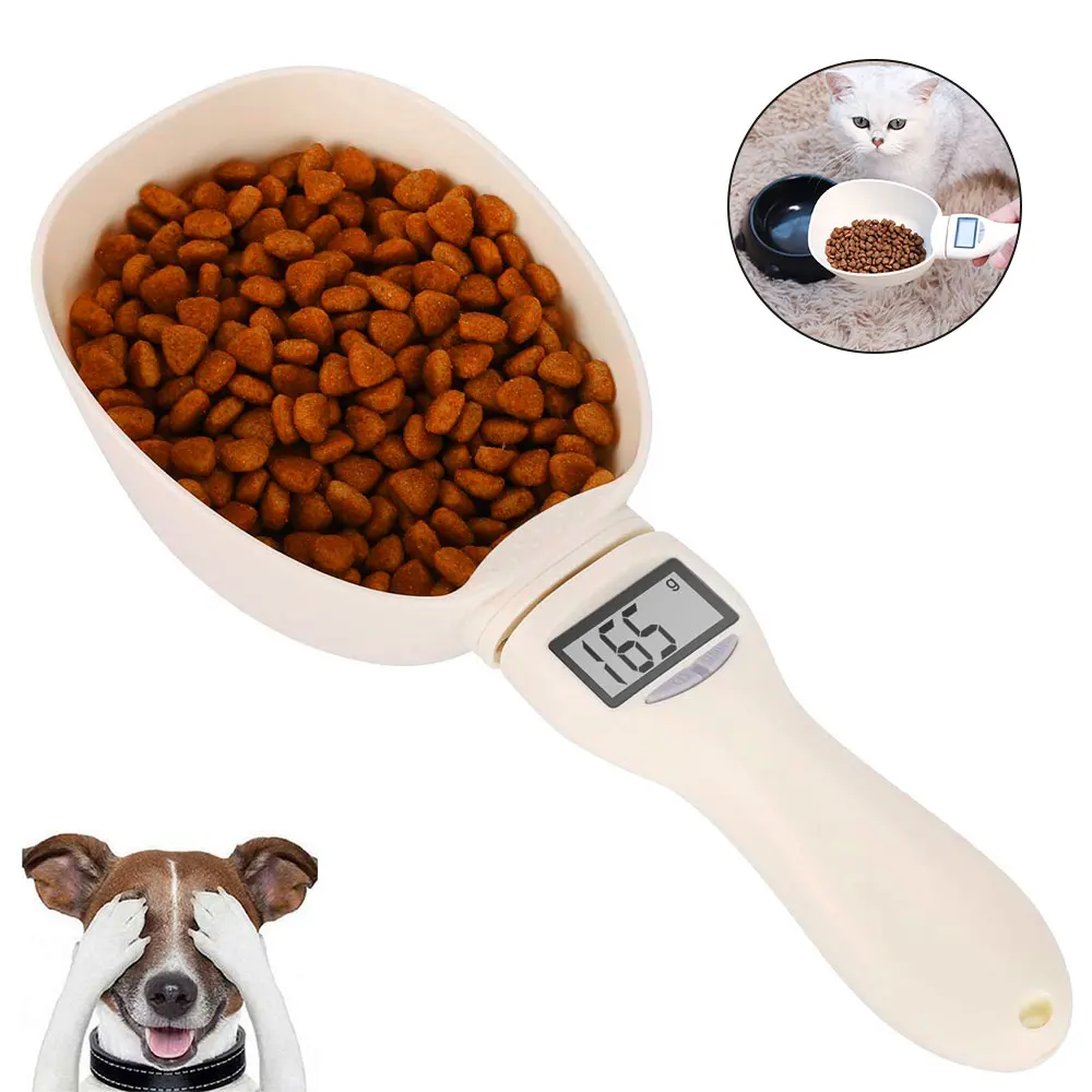 Pet Food Measuring Scoop Electronic Dog Cat Food Measuring Cup Digital Spoon Scale Kitchen Food Scale with LED Display - Image 5