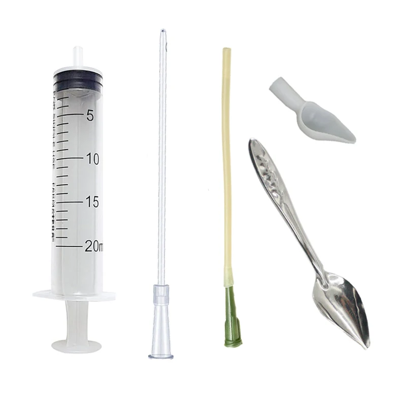 Bird Feeding Dropper Hose Small Pet Feeder Water Needle Tube Liquid Injection Hose Parrot Feeding Syringe Spoon Kits - Image 12