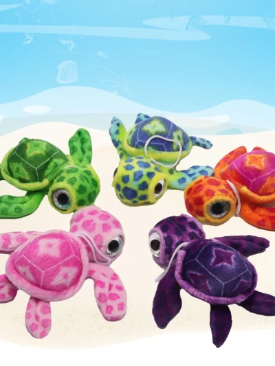 Cute Sea Turtle Plush Toy Five Colors Sea Turtle Plushies Soft Simulation Stuffed Animal Toy Home Decoration Kids Birthday Gifts