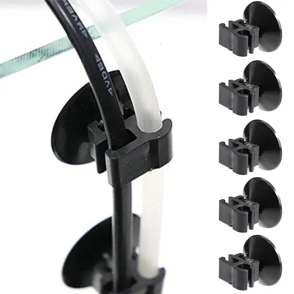 5Pcs Aquarium Suction Cup Clip Fish Tank Oxygen Tube Hose Pump Power Cord Buckle Wire Finisher Suction Cups Aquarium Accessories - Image 10