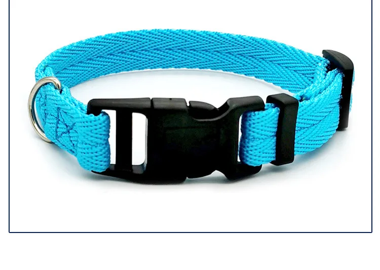 Pet Dog Collar Solid Color Puppy Collars Medium Dogs Quickly Disengaged Pet Dog Training Collar Teddy Bichon Small Dog Collar - Image 21