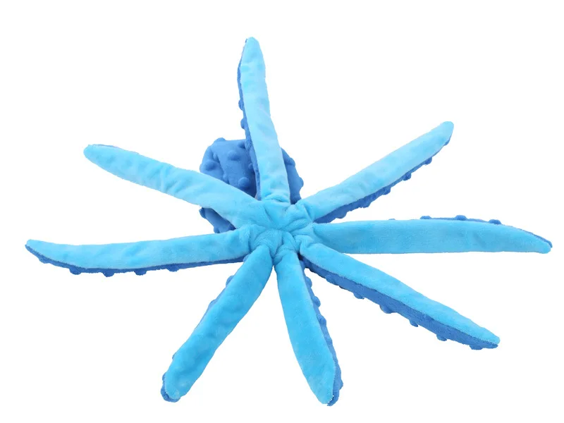 Pet Plush Toy Octopus Dog Interactive Toy Indestructible Bite Resistant Sound Puppy squeaky Octopu Dogs Rattle For Toys Supplies - Image 13