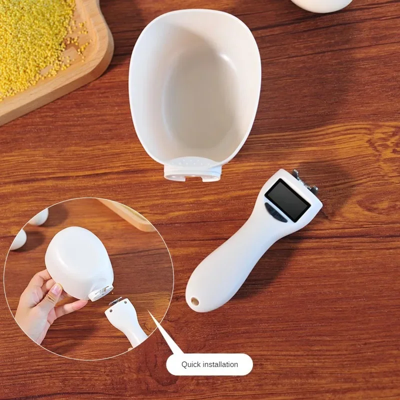 Pet Food Measuring Scoop Electronic Dog Cat Food Measuring Cup Digital Spoon Scale Kitchen Food Scale with LED Display - Image 3