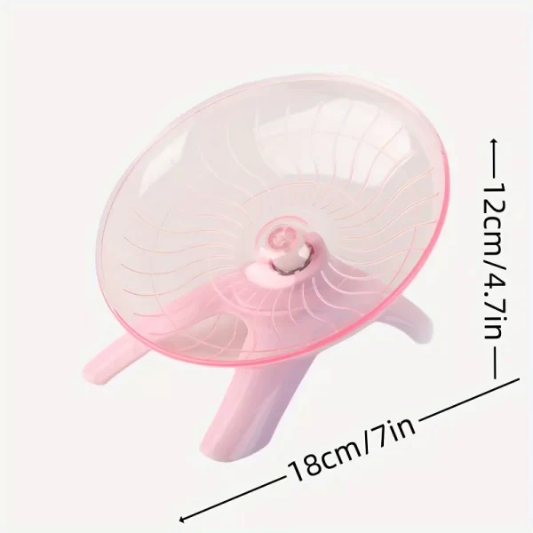 Small Pet Silent Running Practice Wheel Hamster Mouse Hedgehog Parrot Ideal Choice for Small Animals Quiet and Safe Choice - Image 9