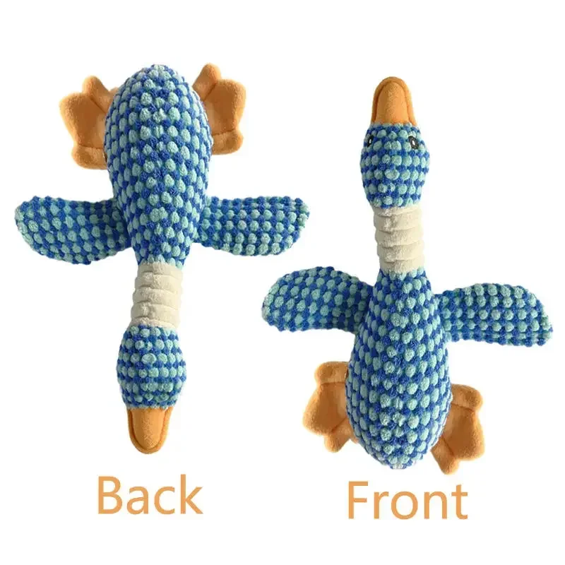 Cute Plush Dog Toys Pet Duck Squeak Toy for Puppy Sound Wild Goose Chew Toy for Small Middle Large Dogs Teeth Cleaning - Image 10
