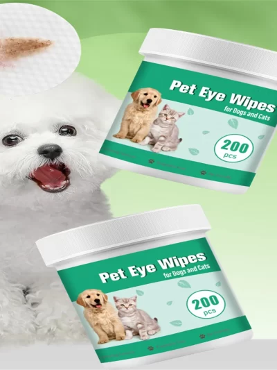 Pet Eye Wipes Cats And Dogs Tearmark Wet Wipes Cats And Dogs Universal No Irritation Cleaning Products 200 Canned Wipes.