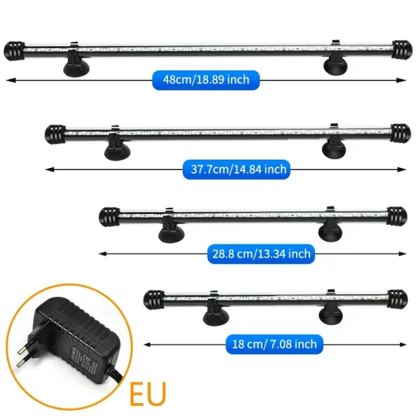 Aquarium 21 LED Light Remote Control Diving Lamp Plant Grow Lighting Underwater Fish Tank Light RGB Led Aquarium Accessories EU - Image 6