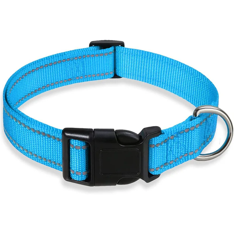 Reflective Dog Collar Strap With Adjustable Safety Nylon Pet Collar Pet Traction Rope Suitable For Small And Medium-Sized Pets - Image 10