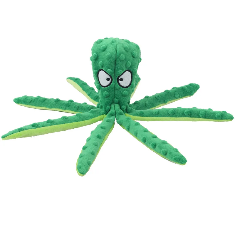 Pet Plush Toy Octopus Dog Interactive Toy Indestructible Bite Resistant Sound Puppy squeaky Octopu Dogs Rattle For Toys Supplies - Image 6