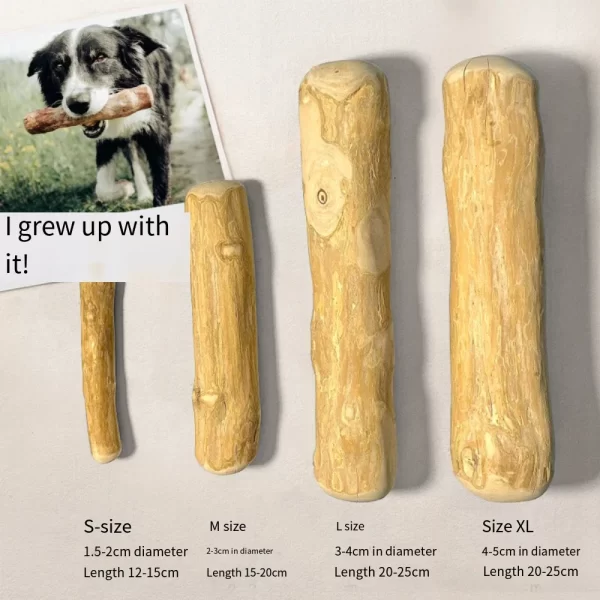 FZCSPEED Coffee Wooden Dog Chew Toy, Dog Wooden Chew Stick, for Tooth Pressure Relief, Pet Toys - Image 8