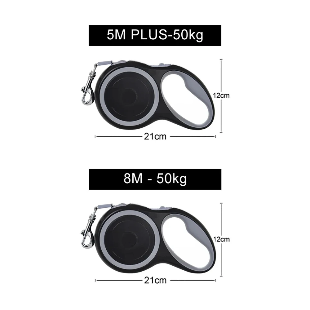 3m 5m 8m 50kg Dog Leash Retractable Roulette Collar for Small Big Dog Accessories Adjustable Durable Walking Hiking Bulldog Rope - Image 5