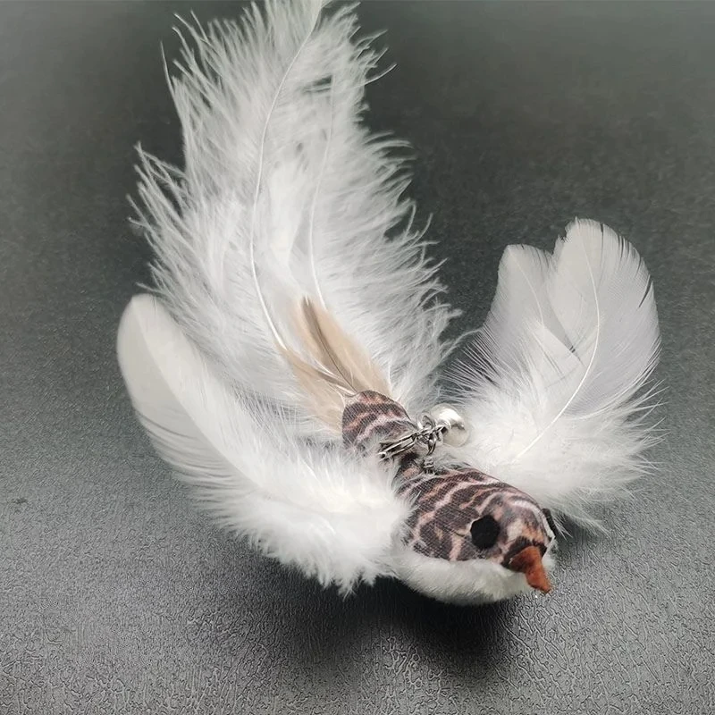 Funny Bird Feather Cat Wand With Bell Accessories Interactive Toys For Cats Kitten Hunting Teaser Exercise Pet Products - Image 3
