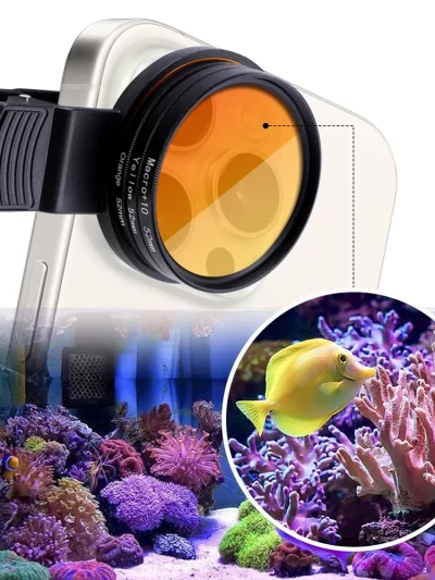 Aquarium Coral lenses 52mm Fish Tank Marine Salt water Sea Water Coral Reef Iphone Camera Filters Macro Aquatic Terrarium