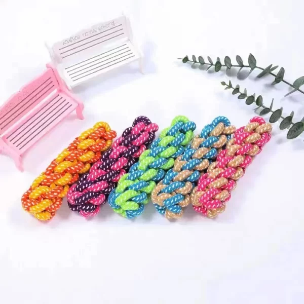 Pet Dog Toys for Large Small Dogs Toy InteractiveCotton Rope Mini Dog Toys Ball for DogsAccessories Toothbrush Chew Puppy Toy - Image 5