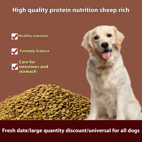 Large bag of large breed dog food, Labrador specific, full-price adult and puppy universal