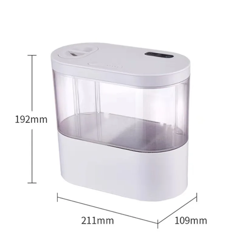 Desktop Creative Mini Aquarium Fish Tank with Biochemical Filtration System and LED Light Betta Fish Ecological Water Cycle - Image 5