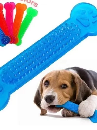 Pet Dog Chew Toys Rubber Bone Toy Aggressive Chewers Dog Toothbrush Doggy Puppy Dental Care For Dog Pet Accessories