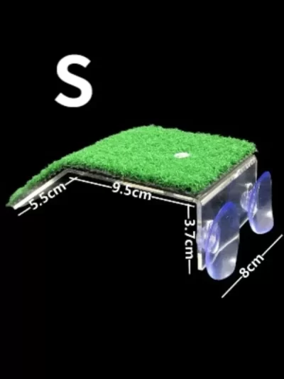 Turtle Basking Platform Turtle Floating Island Aquarium Moss Island Climbing Turtle Ladder Lawn Aquarium Accessories Decoration