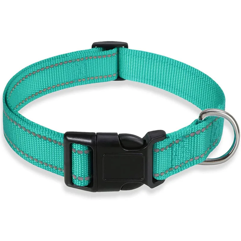 Reflective Dog Collar Strap With Adjustable Safety Nylon Pet Collar Pet Traction Rope Suitable For Small And Medium-Sized Pets - Image 9