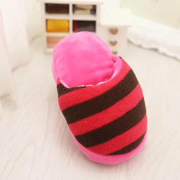 Pet Toys Squeaker Plush Slipper Shaped Puppy Dog Sound Chew Play Toys for Dog Cats Funny Dog Products Outdoor Training Toy - Image 2