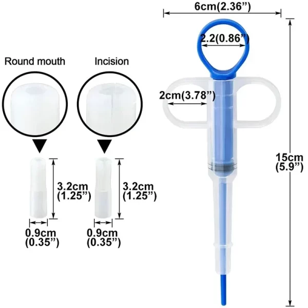 1/5/10Pcs Pet Pill Applicator Cats Dogs Syringe Pill Water Milk Tube Feeder Drinker Deworming Syringe Pet Medical Injection Tool - Image 6