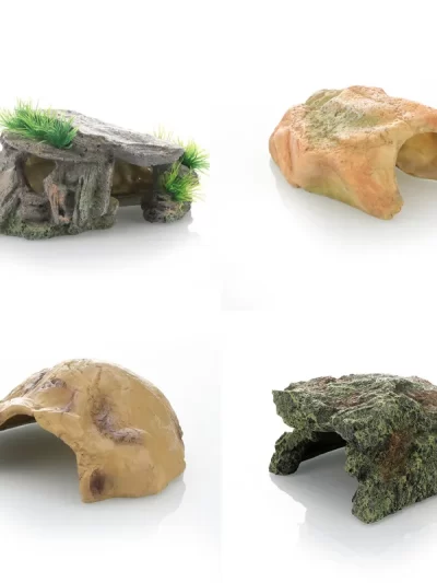 Reptile Hiding Hole Climbing Sunbathing Platform Turtle Hiding Hole Resin Decoration And Scenery Fish Tank Aquarium Landscape