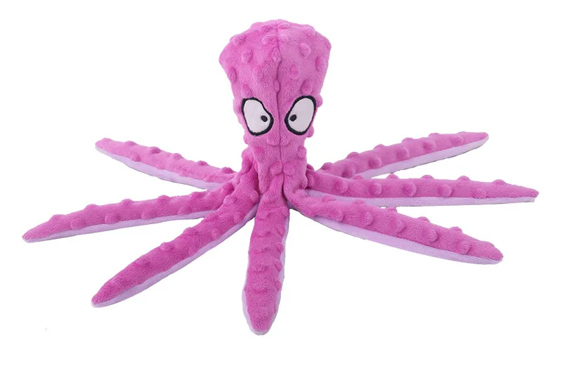 Pet Plush Toy Octopus Dog Interactive Toy Indestructible Bite Resistant Sound Puppy squeaky Octopu Dogs Rattle For Toys Supplies - Image 12
