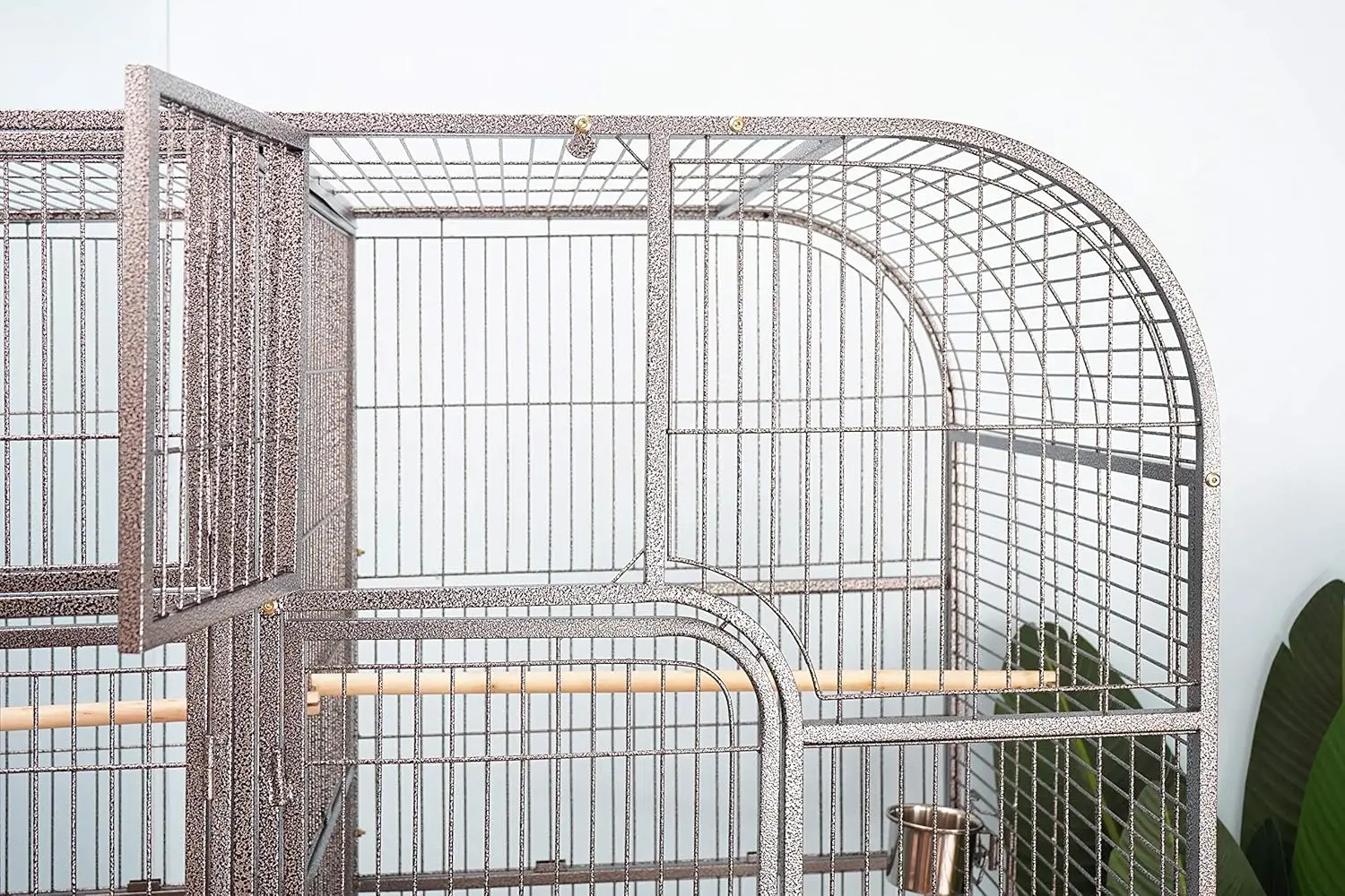 Cage with Center Divider for Bird Parrot Aviary W64xD32xH73 New - Image 4