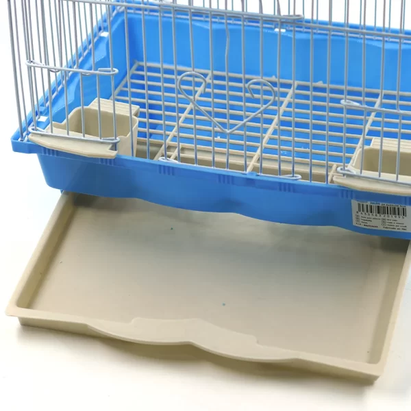 Smell & Smile Bird Cage, Cage with Accessories, Feeders, Swing, Standing Stick, 29.5X22X38.3Cm Hanging Bird Cages for Outdoor, Indoors - Image 6