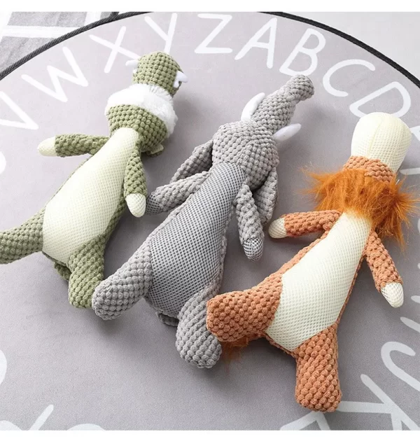 Plush Cartoon Puppy Dog Toy Pet Dog Chew Squeak Toys for Small Dogs Teeth Grinding Pet Products Dog Accessories - Image 17