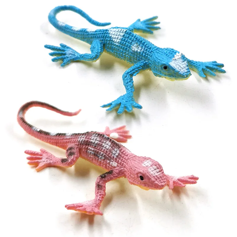 12pcs Diy Simulation Mini Lizard Figurine Reptile Animal Model Home Decor Miniature Fairy Garden Decoration Accessories Modern - Image 4