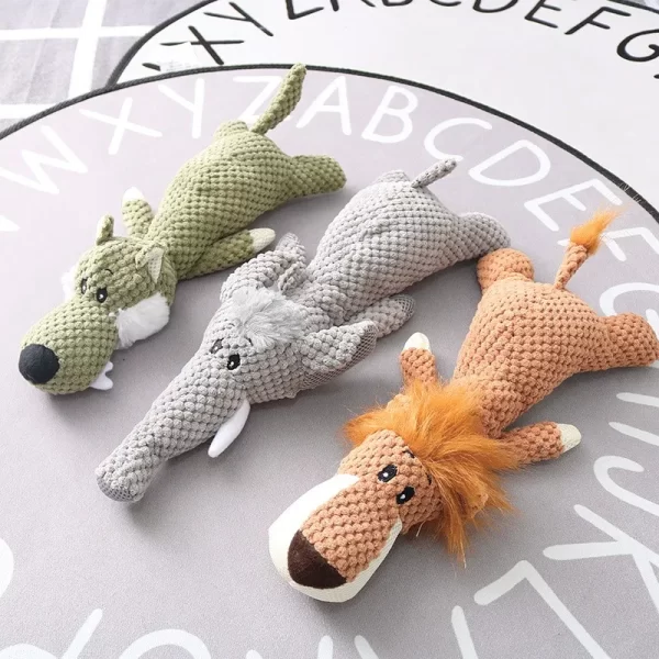 Plush Cartoon Puppy Dog Toy Pet Dog Chew Squeak Toys for Small Dogs Teeth Grinding Pet Products Dog Accessories - Image 9