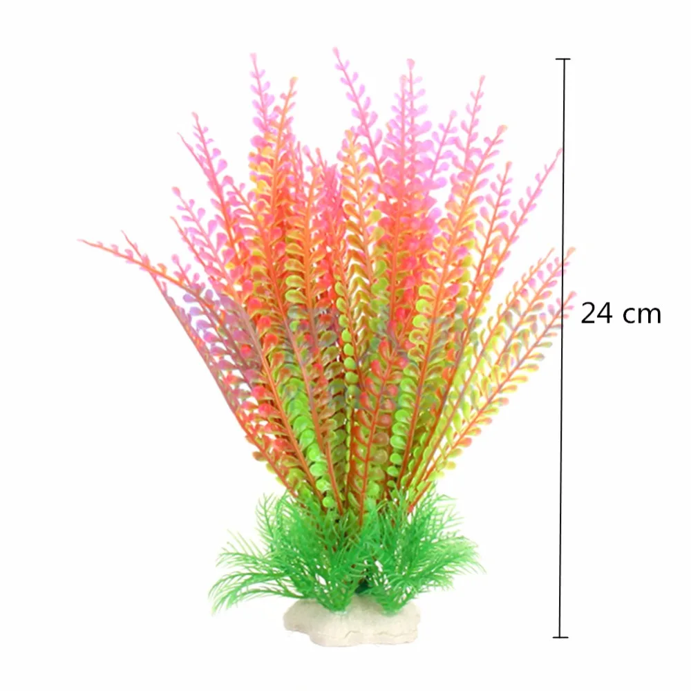 1pcs Aquarium Supplies Fish Tank Aquarium Landscaping Simulation Fish Tank Plastic Plants Decoration Aquarium Artificial Decorat - Image 2