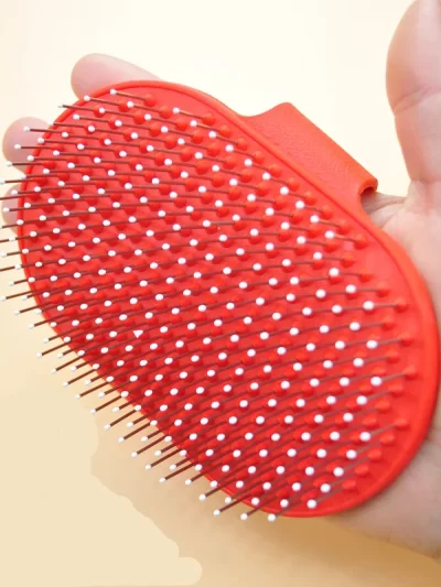 Hot Sale Pet Dog Cat Bath Brush Comb Rubber Glove Hair Fur Grooming Massaging Massage Pin Pet Shower Dog Brush Pets Supplies