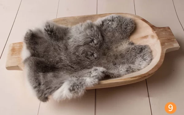 Rabbit Fur For Babies Baby Girl Birth Newborn Photography Props Blankets Accessories New Born Photo Shoot Background Blanket - Image 11