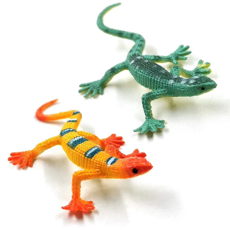 12pcs Diy Simulation Mini Lizard Figurine Reptile Animal Model Home Decor Miniature Fairy Garden Decoration Accessories Modern - Image 3